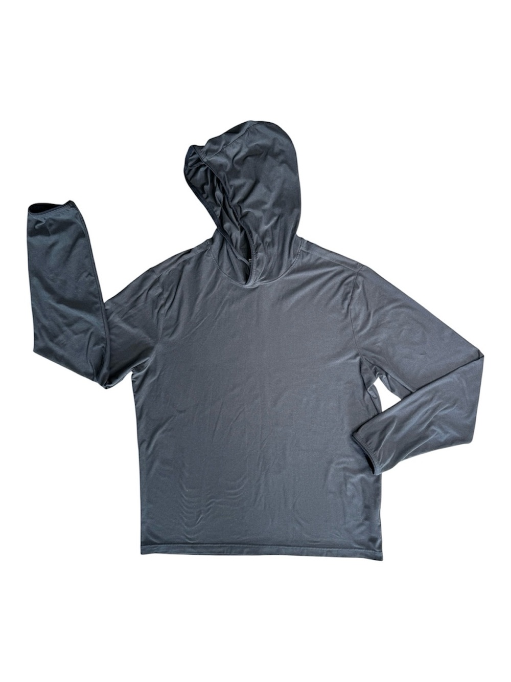 32 DEGREES Men's Dark Charcoal Gray Hooded Pullover